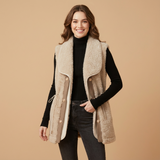 Agnès | Gilet en fausse fourrure Almira à coupe élégante