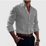Gabin | Chemise à Rayures Coupe Moderne