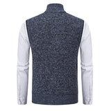 Thierry | Gilet sans manches en tricot à col montant