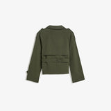 Delphine | Veste courte à double boutonnage et col haut