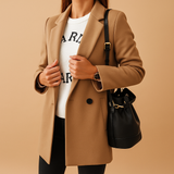 Marianne | Manteau long pour femme au style classique