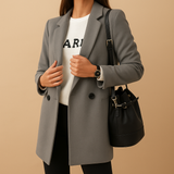 Marianne | Manteau long pour femme au style classique