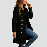 Colette | Manteau femme à double boutonnage et coupe élégante