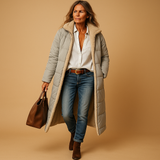 Océane | Manteau d’hiver long pour femme avec isolation