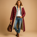 Océane | Manteau d’hiver long pour femme avec isolation