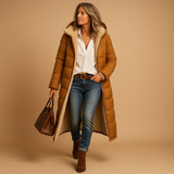 Océane | Manteau d’hiver long pour femme avec isolation