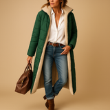 Océane | Manteau d’hiver long pour femme avec isolation