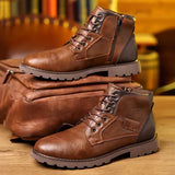 Gaspard | Bottes de randonnée imperméables en cuir pour homme