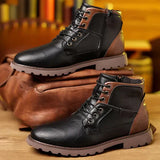 Gaspard | Bottes de randonnée imperméables en cuir pour homme