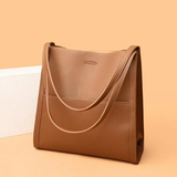 Manon | Sac à main en cuir pour femmes avec grand compartiment et poche extérieure