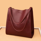 Manon | Sac à main en cuir pour femmes avec grand compartiment et poche extérieure