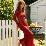 Clarisse | Robe Maxi Élégante à Imprimé Animal