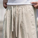 Enguerrand | Pantalon en Lin Homme à Coupe Ample et Taille Élastique