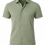 Léandre | Chemise en Lin à Manches Longues Décontractée