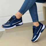 Noémie | Baskets en cuir pour femmes avec semelle blanche confortable