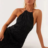 Coralie | Robe Maxi Élégante à Dos Nu Fluide