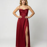Soline | Robe Maxi Élégante à Fente Fluide