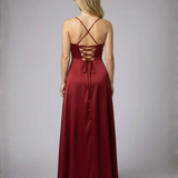 Soline | Robe Maxi Élégante à Fente Fluide