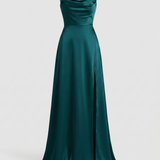 Soline | Robe Maxi Élégante à Fente Fluide