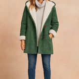 Céline | Veste d’hiver chaude pour femme avec capuche intégrée