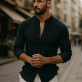 Maël | Chemise Décontractée à Manches 3/4