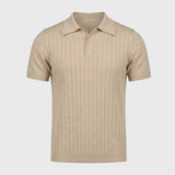 Lucien | Polo Homme Tricoté Style Rétro à Boutons