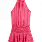 Victoire | Robe Mini Plissée Dos Ouvert