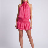 Victoire | Robe Mini Plissée Dos Ouvert