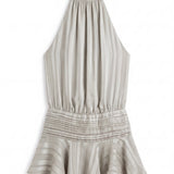 Victoire | Robe Mini Plissée Dos Ouvert