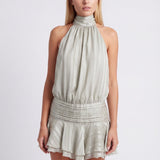 Victoire | Robe Mini Plissée Dos Ouvert