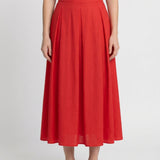 Avelisse | Jupe Midi Plissée Taille Haute Élégante