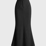 Noreviane | Jupe Maxi Taille Haute à Silhouette Évasée