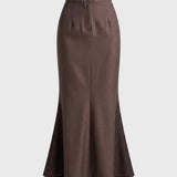 Noreviane | Jupe Maxi Taille Haute à Silhouette Évasée