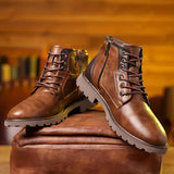 Gaspard | Bottes de randonnée imperméables en cuir pour homme
