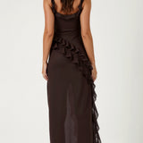 Laura | Robe maxi élégante avec volants