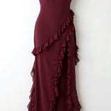 Laura | Robe maxi élégante avec volants
