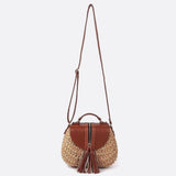 Victoire | Sac bandoulière en paille à franges