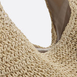 Garance | Sac cabas en paille avec fermeture zippée