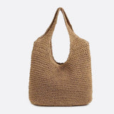 Garance | Sac cabas en paille avec fermeture zippée