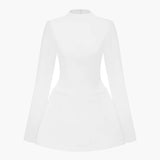 Robe Mini en Coton Sans Dos Nymera – Robe Élégante pour les Fêtes d'Automne/Hiver
