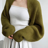 Suzanne | Elvora – Cardigan femme oversize en maille côtelée
