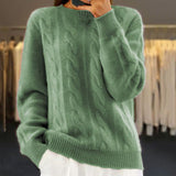 Pauline | Pull en tricot à motifs câblés Lyanna
