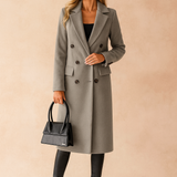 Camille | Manteau long pour femme à double boutonnage