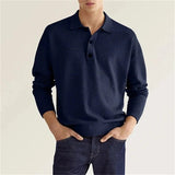 Isidore | Polo Homme à Manches Longues Élégant et Confortable