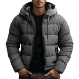 Rémi | Veste matelassée pour homme avec capuche et poches zippées