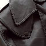 Perrine | Blouson en cuir véritable à coupe ajustée