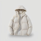 Aurore | Veste d'hiver oversize femme à capuche ajustable