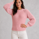 Harriet | Pull en tricot pour femme à col rond et coupe décontractée